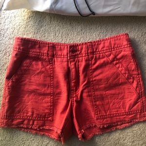 Size 2 red free people shorts